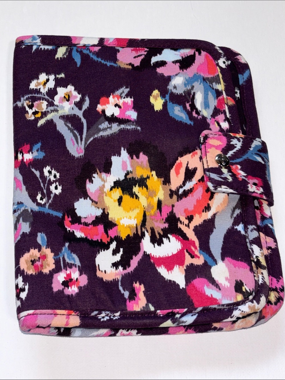 Vera Bradley Iconic Zip-In Brush Case Indiana Rose - New WITHOUT Tags